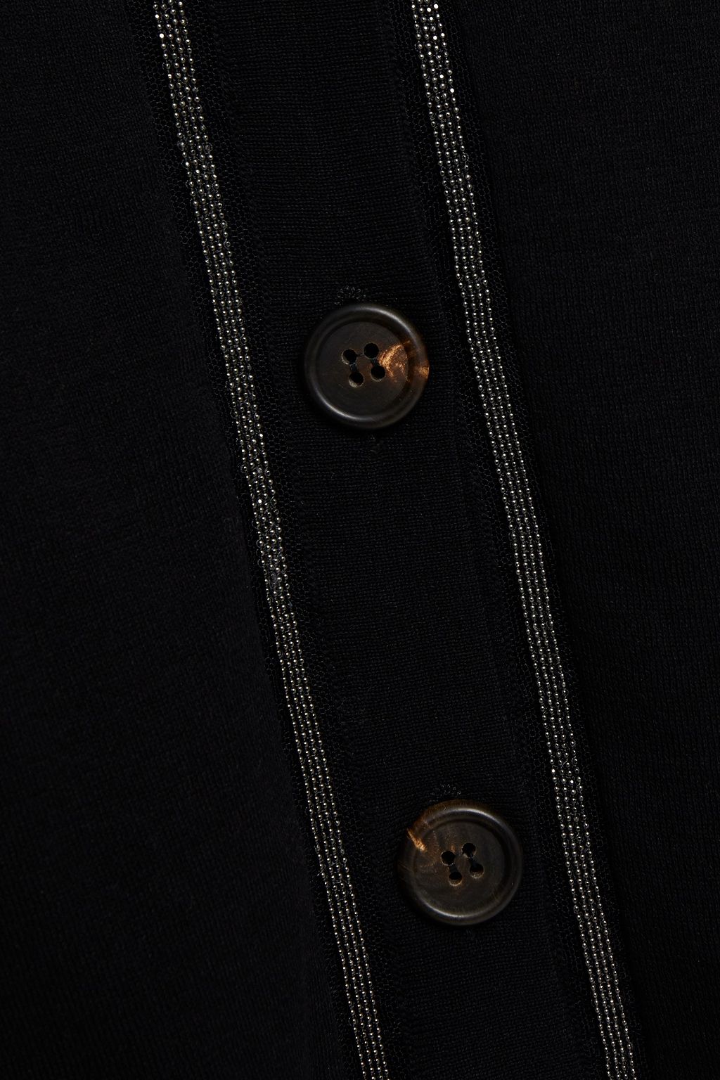 BRUNELLO CUCINELLI Bead-embellished cotton cardigan
