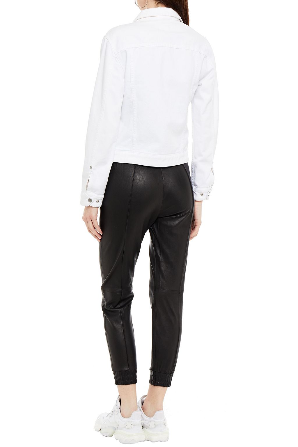 SPRWMN Stretch-leather track pants