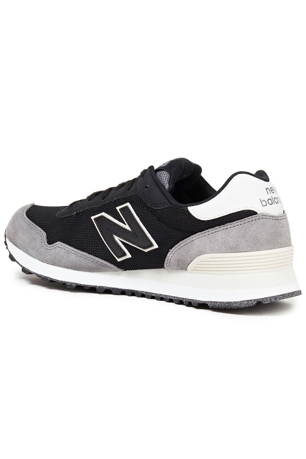 NEW BALANCE Leather-trimmed color-block suede and mesh sneakers