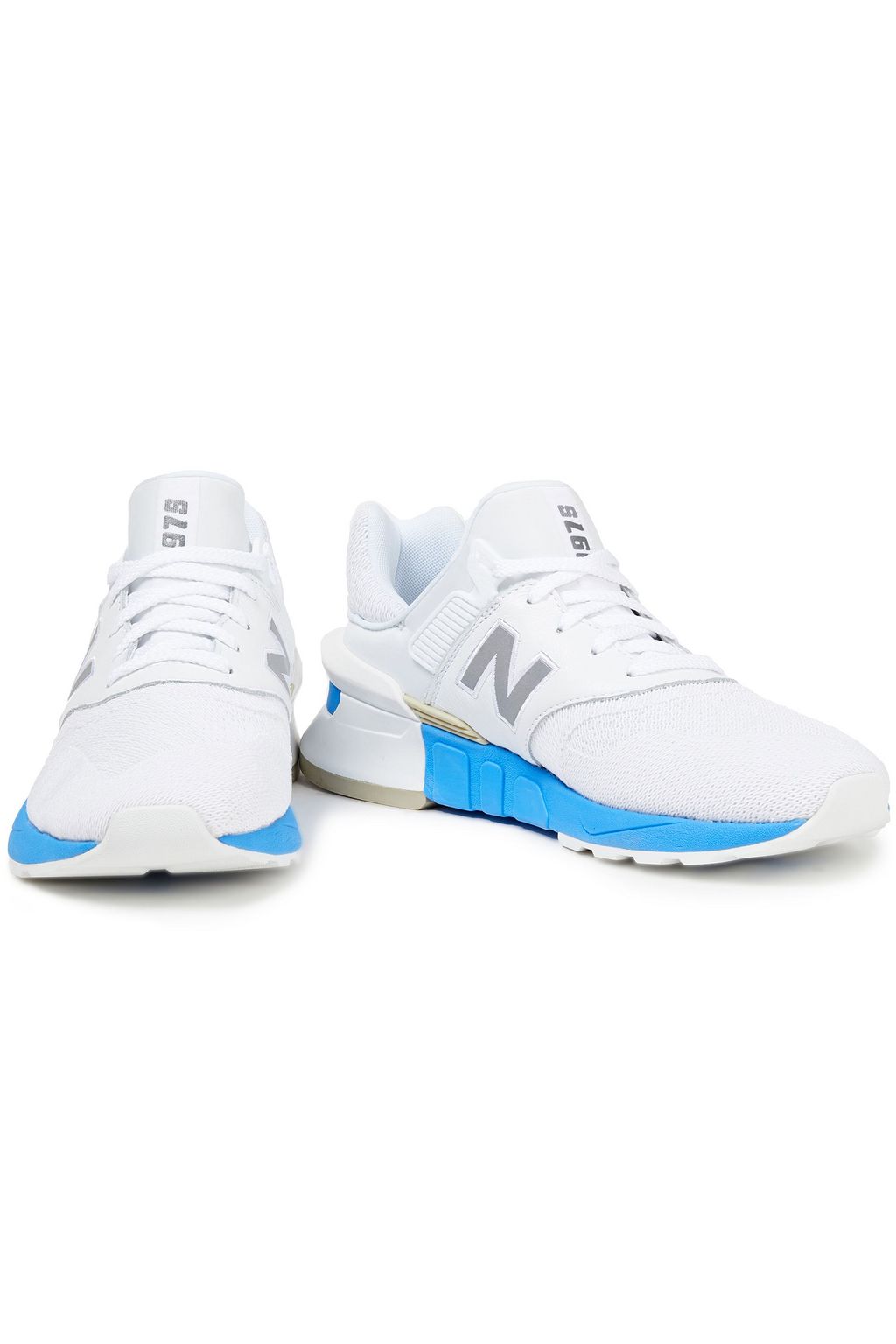 NEW BALANCE Sneakers aus Leder und Mesh in Colour-Block-Optik