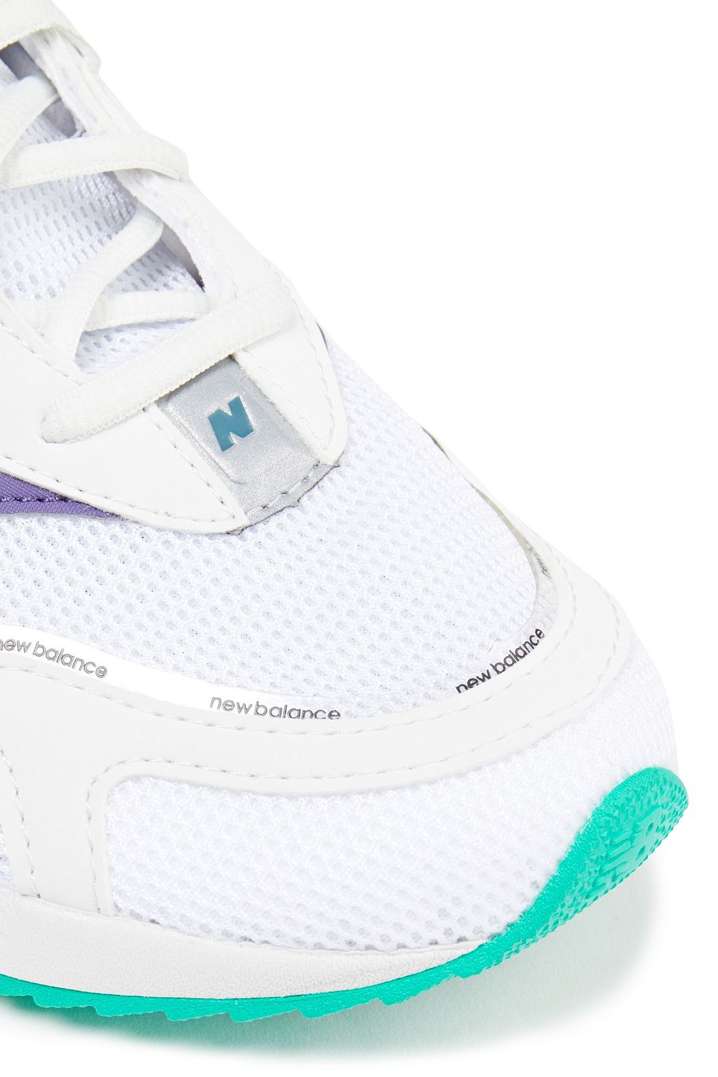 NEW BALANCE Color-block mesh and neoprene sneakers