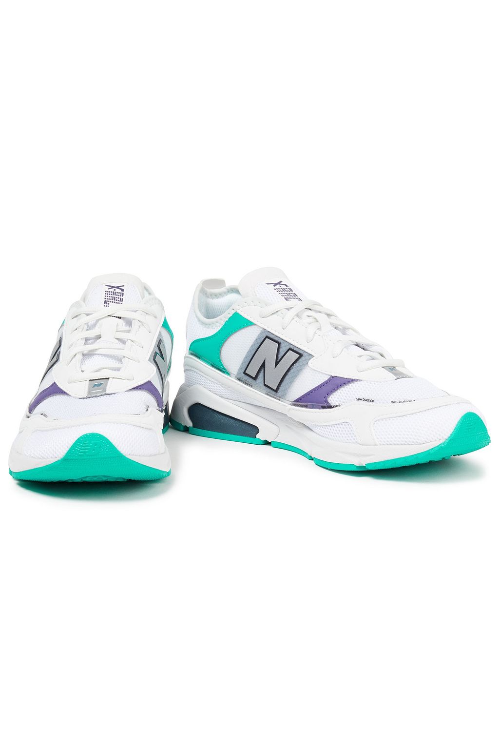 NEW BALANCE Color-block mesh and neoprene sneakers