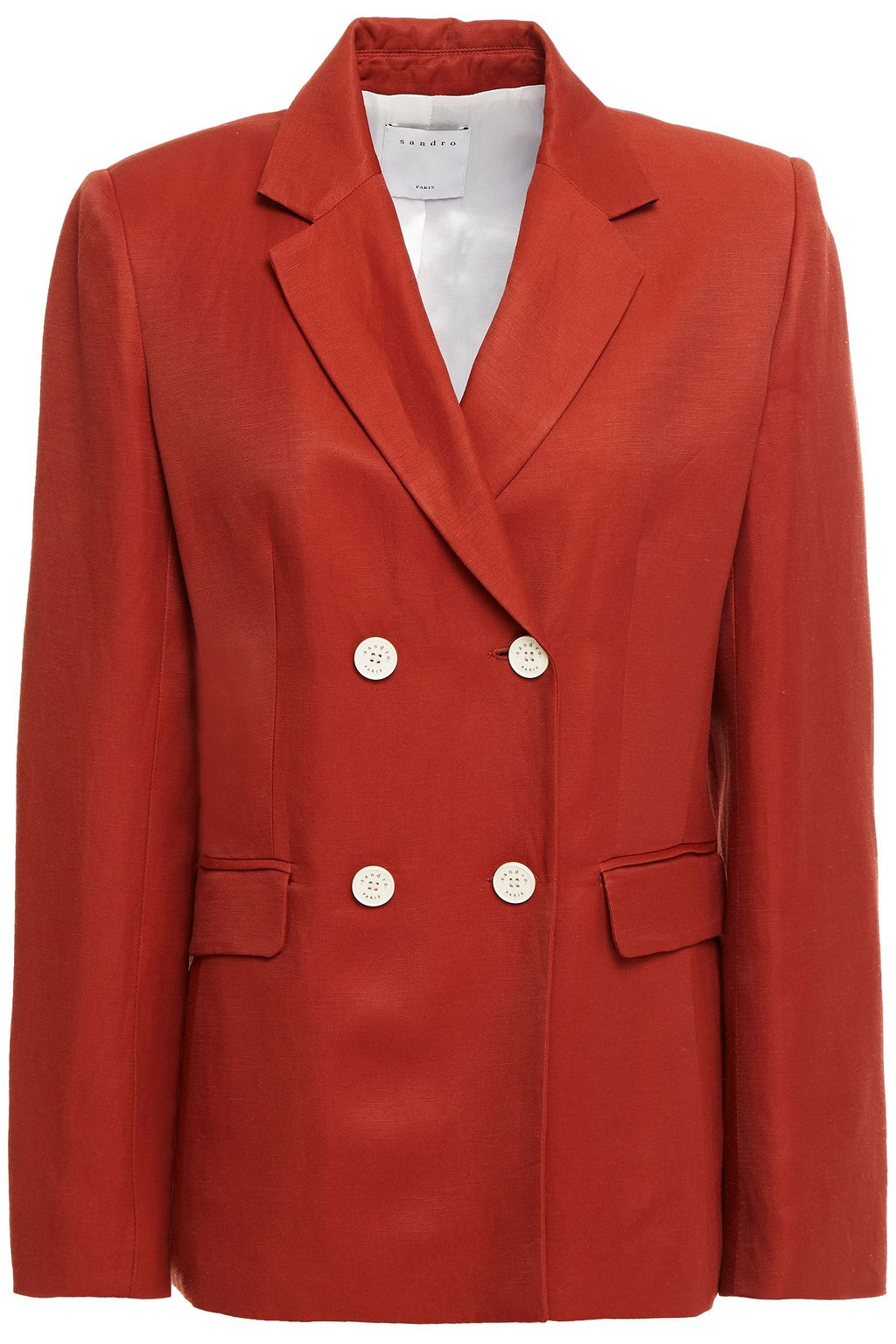 sandro red blazer