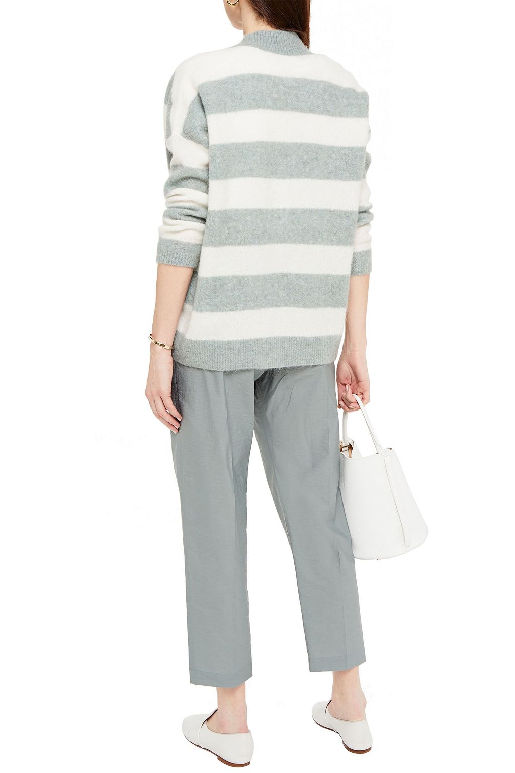 BRUNELLO CUCINELLI Striped knitted cardigan