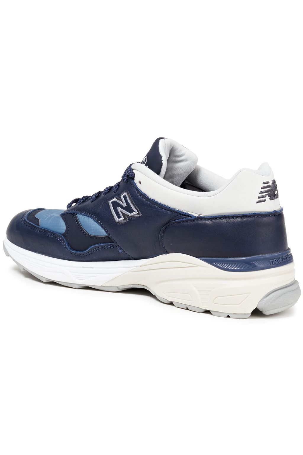 NEW BALANCE Color-block leather and shell sneakers