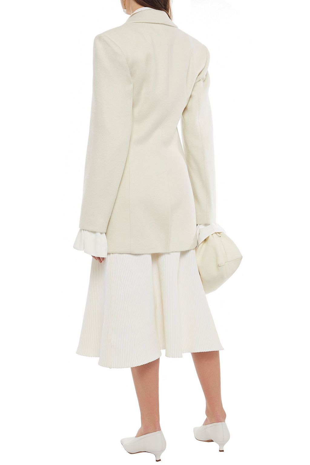 KHAITE Allison brushed-felt blazer
