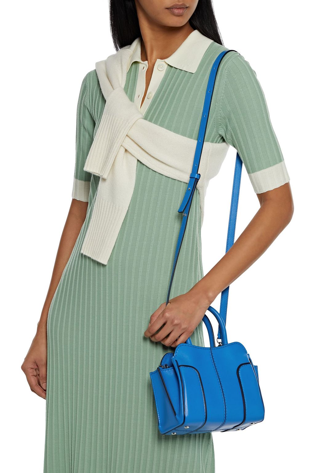 TOD'S Sella micro leather tote