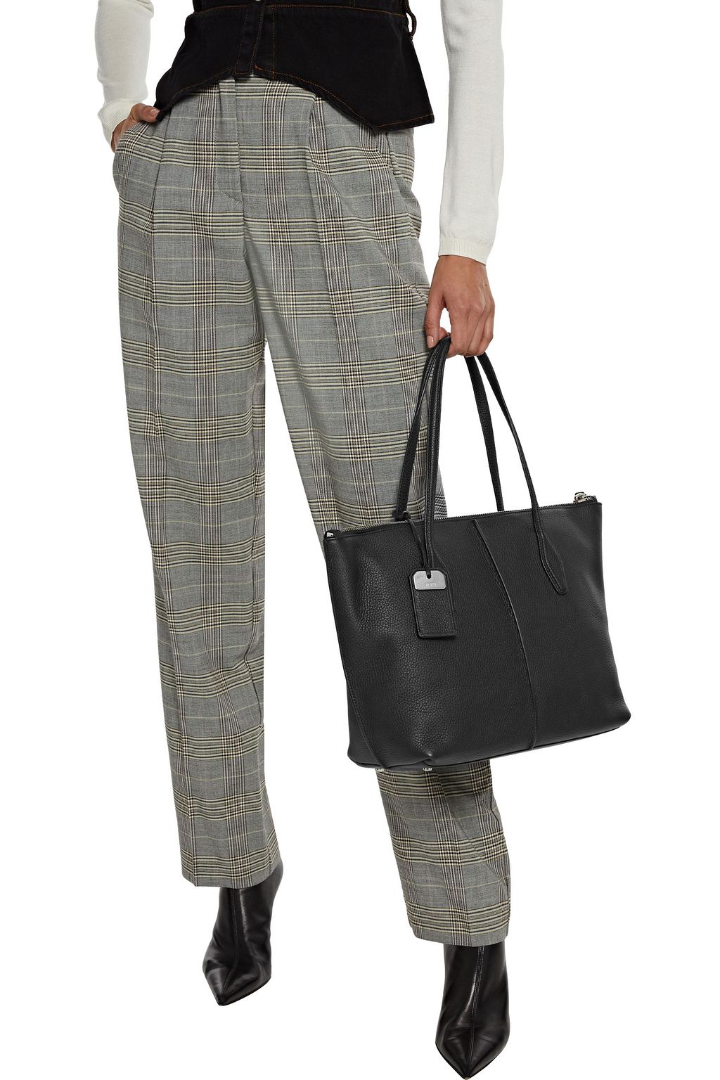 TOD'S Joy pebbled-leather tote