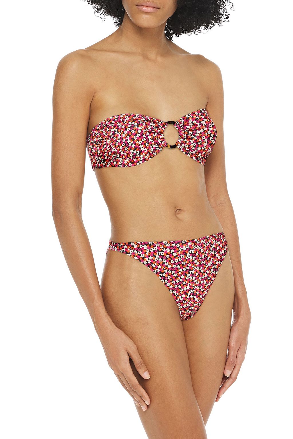 SOLID & STRIPED Tati floral-print high-rise bikini briefs