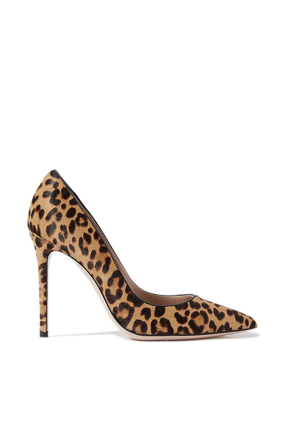Gianvito Rossi Woman 105 Leopard-print Calf Hair Pumps Animal Print Size 42