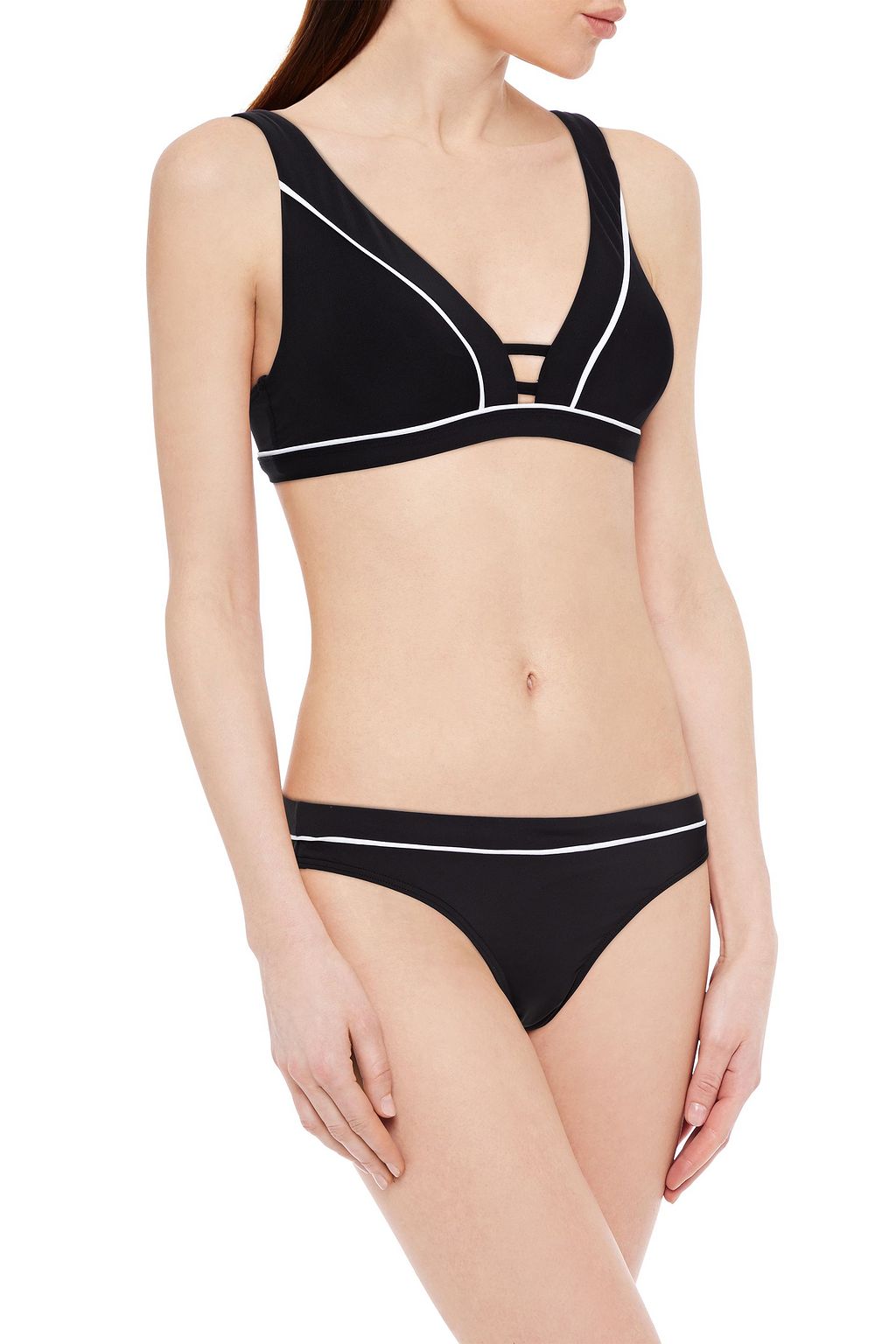 JETS AUSTRALIA BY JESSIKA ALLEN Two-tone low-rise bikini briefs