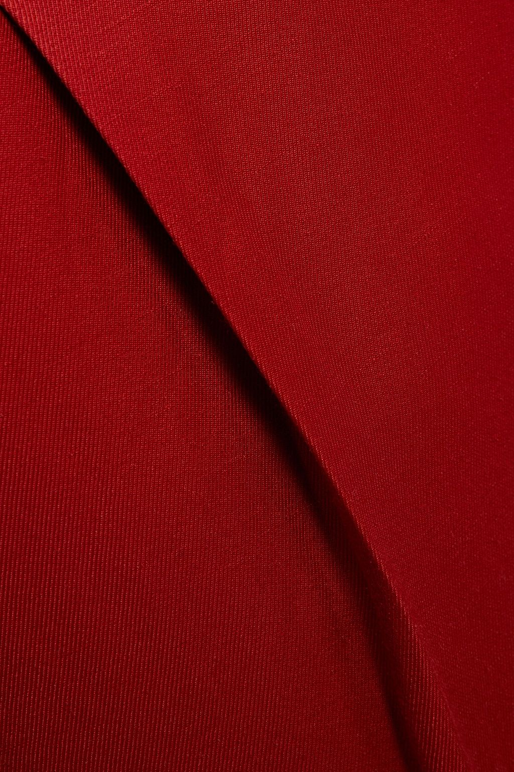 SANDRO Pleated twill tapered pants