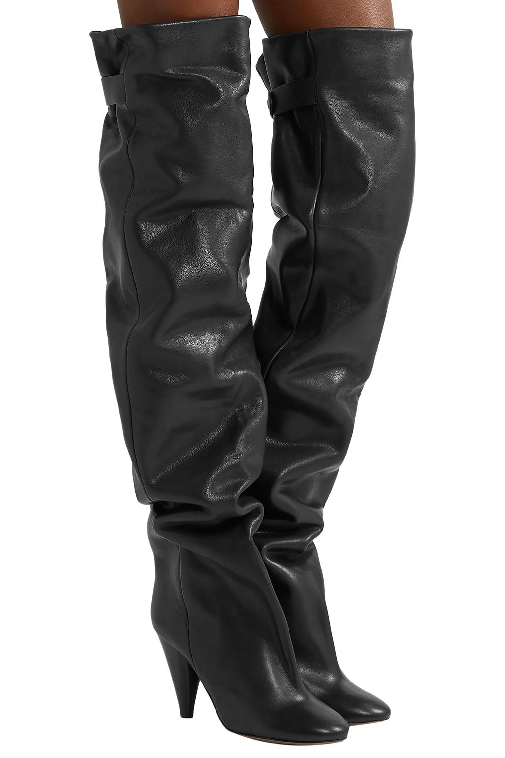 ISABEL MARANT Leather over-the-knee boots