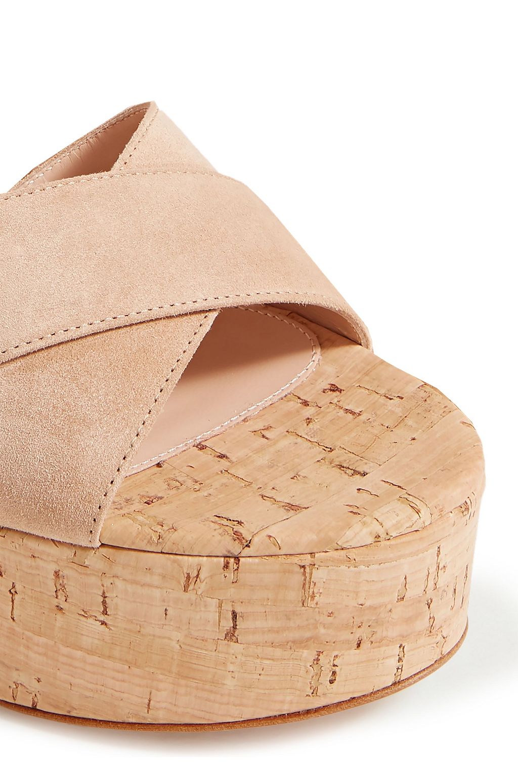 GIANVITO ROSSI 110 suede platform sandals