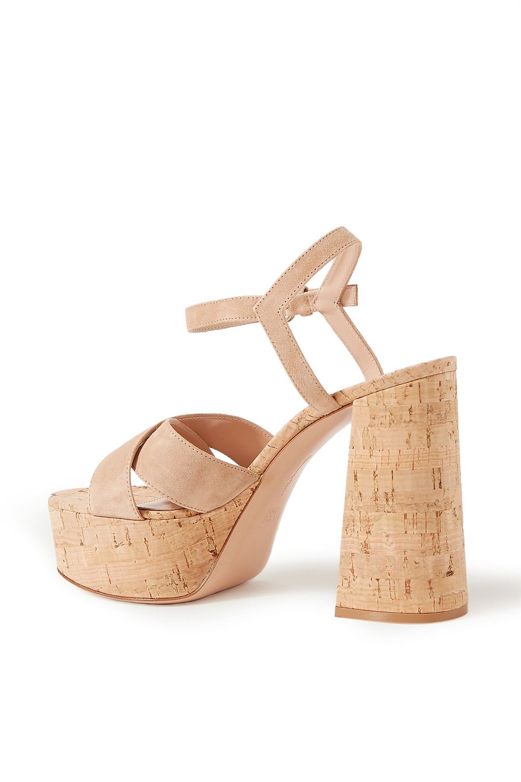GIANVITO ROSSI 110 suede platform sandals