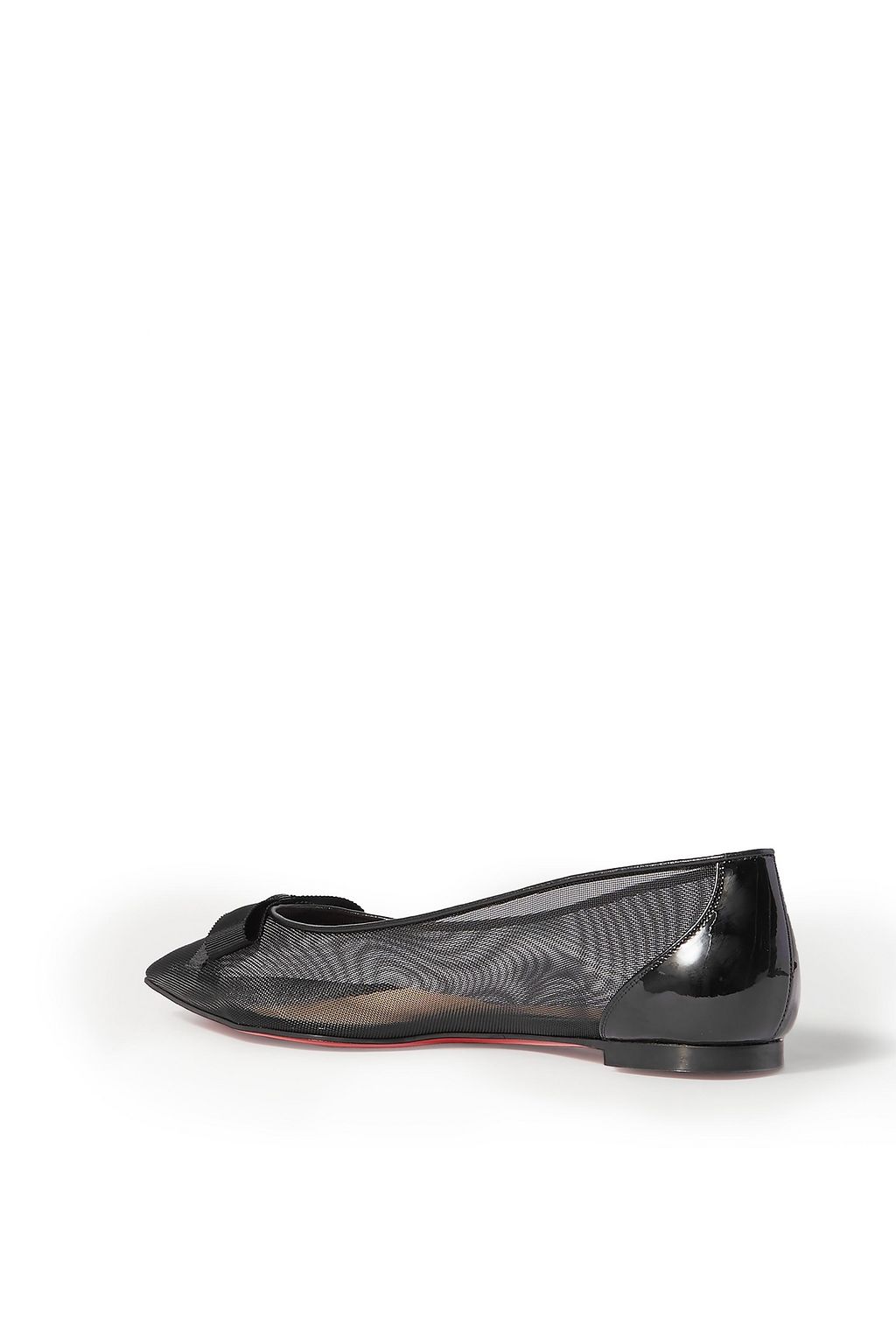 louboutin mesh flats