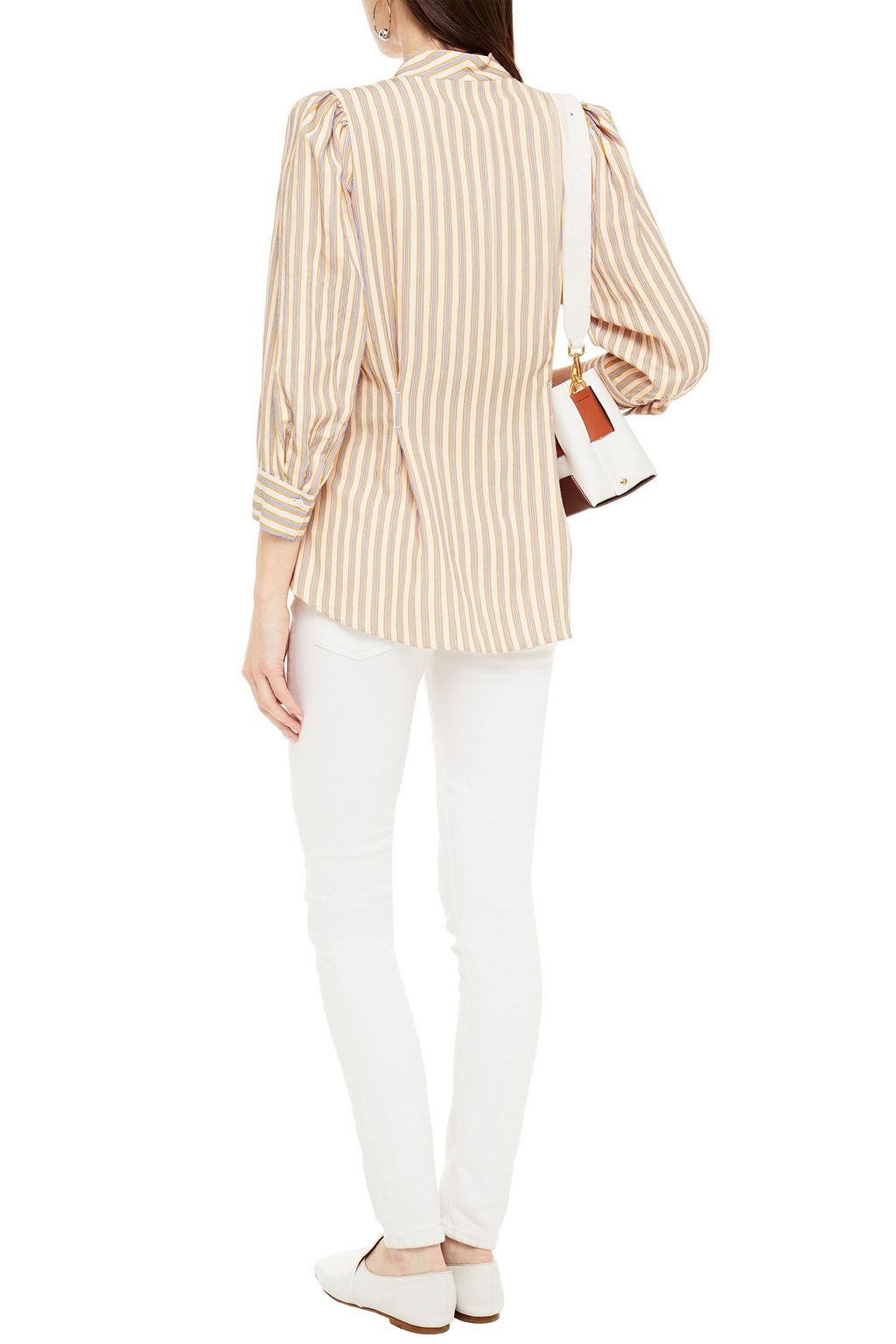 SANDRO Striped woven shirt