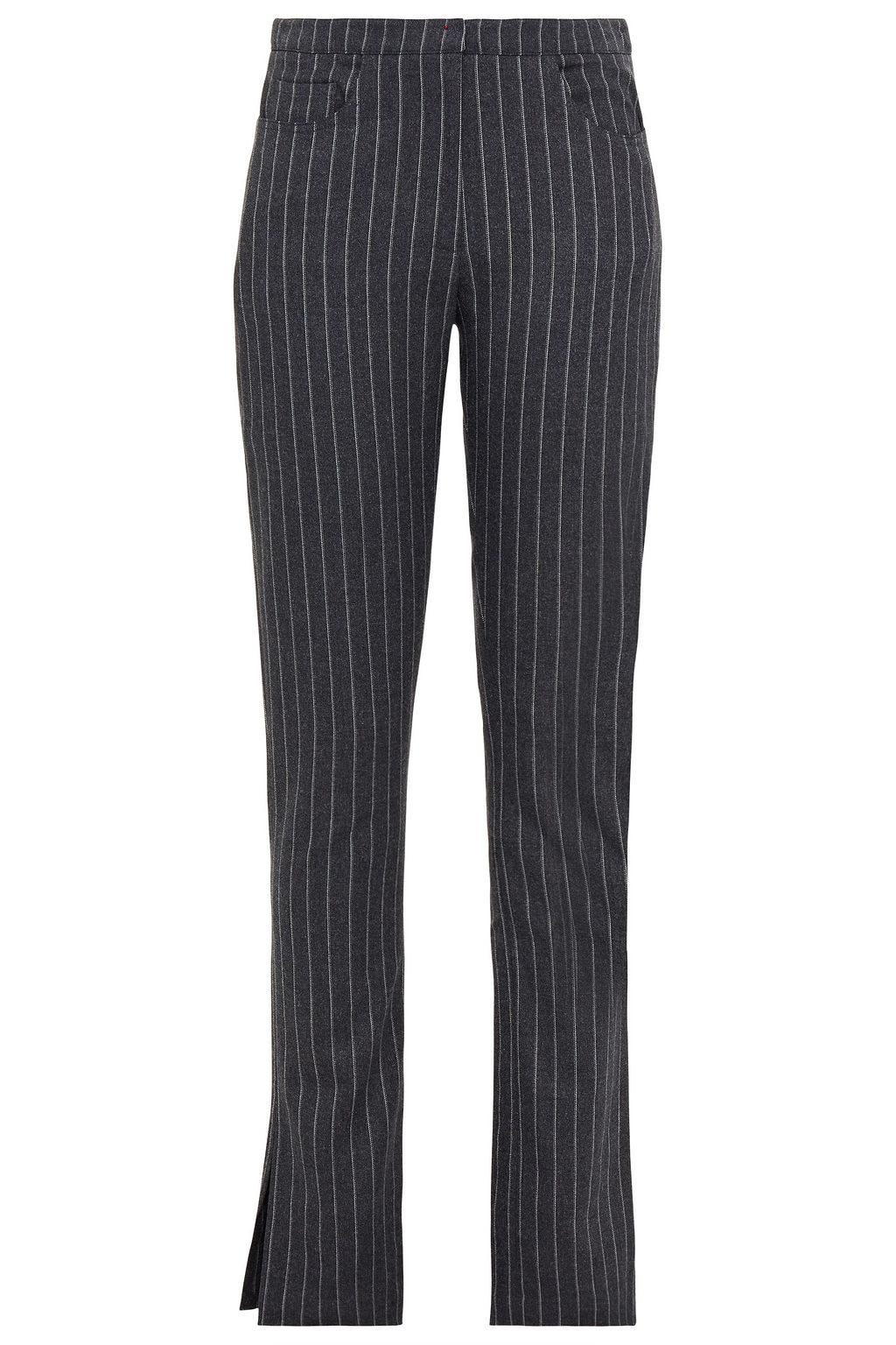 Anthracite Wallis pinstriped woven slim 