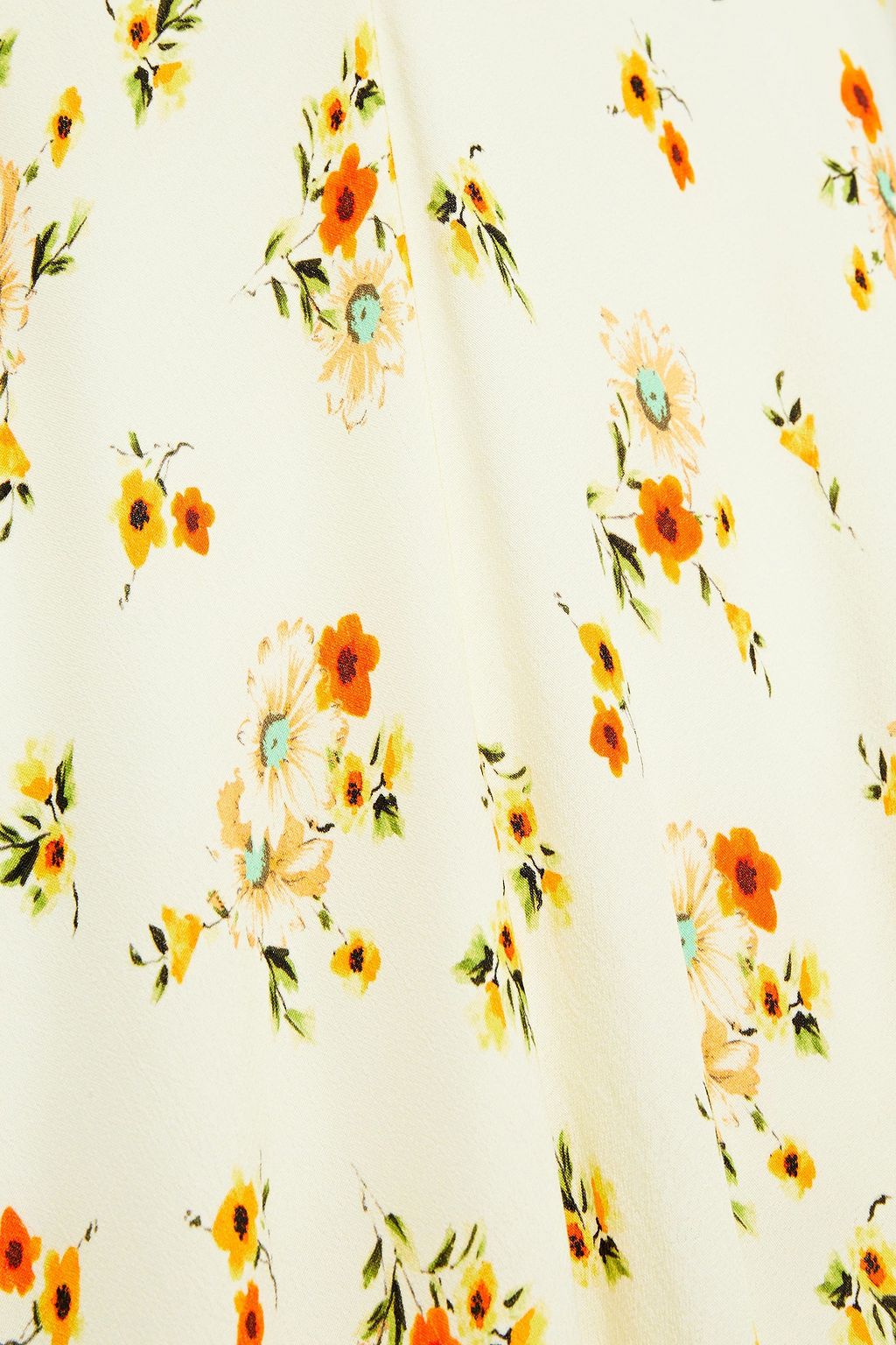 GHOST LONDON Clea floral-print crepe de chine midi dress