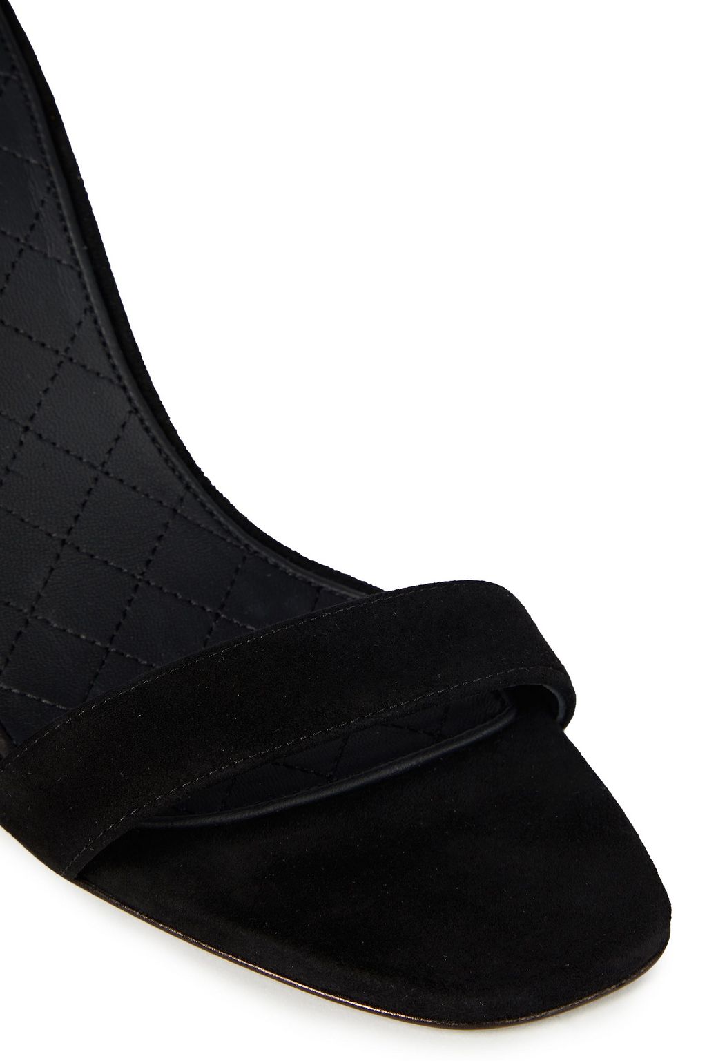BALMAIN Naomi logo-embellished suede sandals