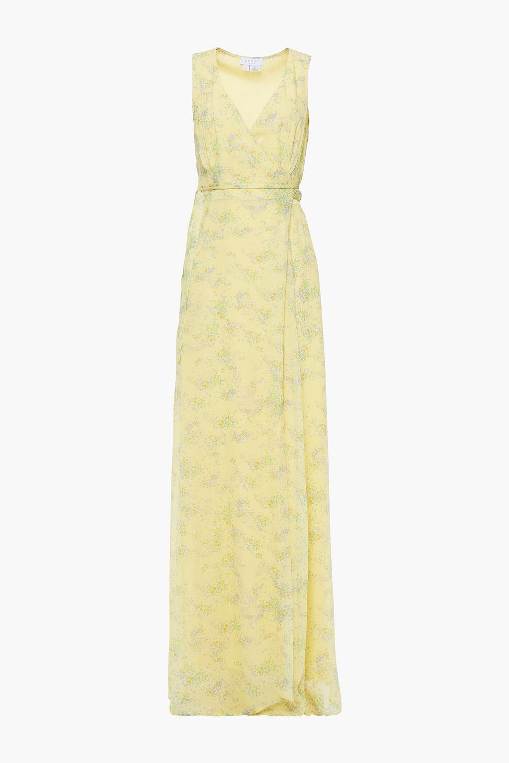 GHOST LONDON Juniper floral-print georgette maxi wrap dress | THE OUTNET