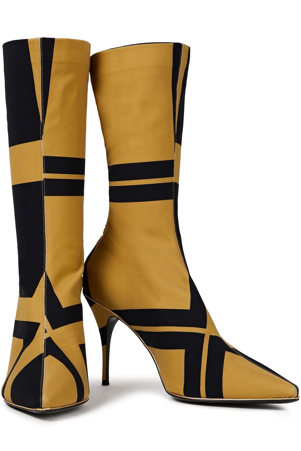 ZIMMERMANN Leopard-print stretch-knit sock boots