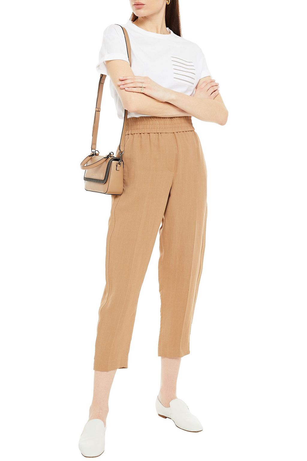 BRUNELLO CUCINELLI Twill tapered pants