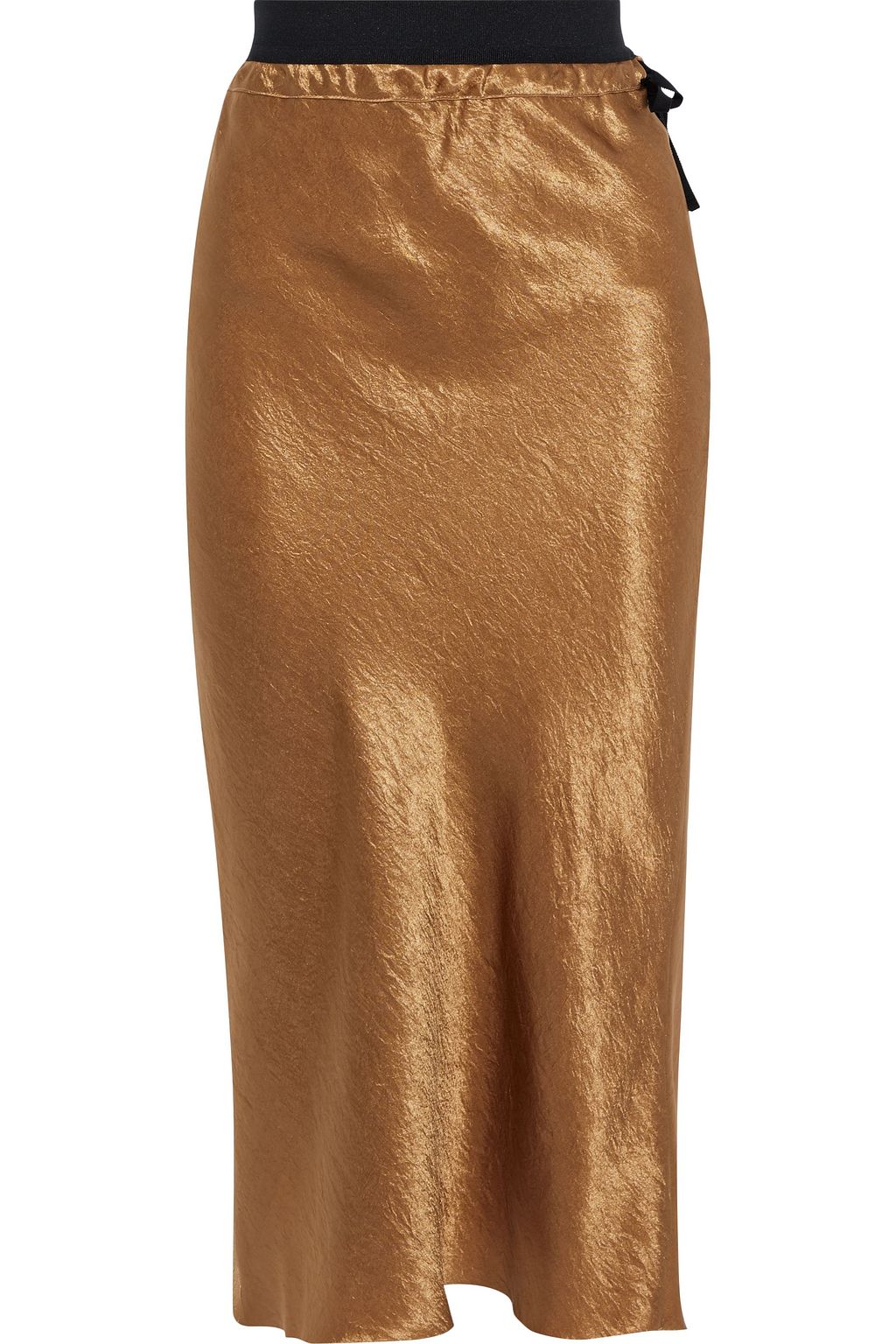Bronze midi skirt Clearance