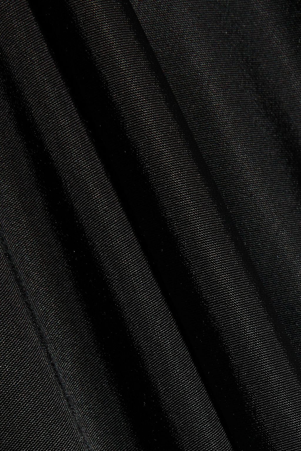 ANN DEMEULEMEESTER Asymmetric satin maxi slip dress