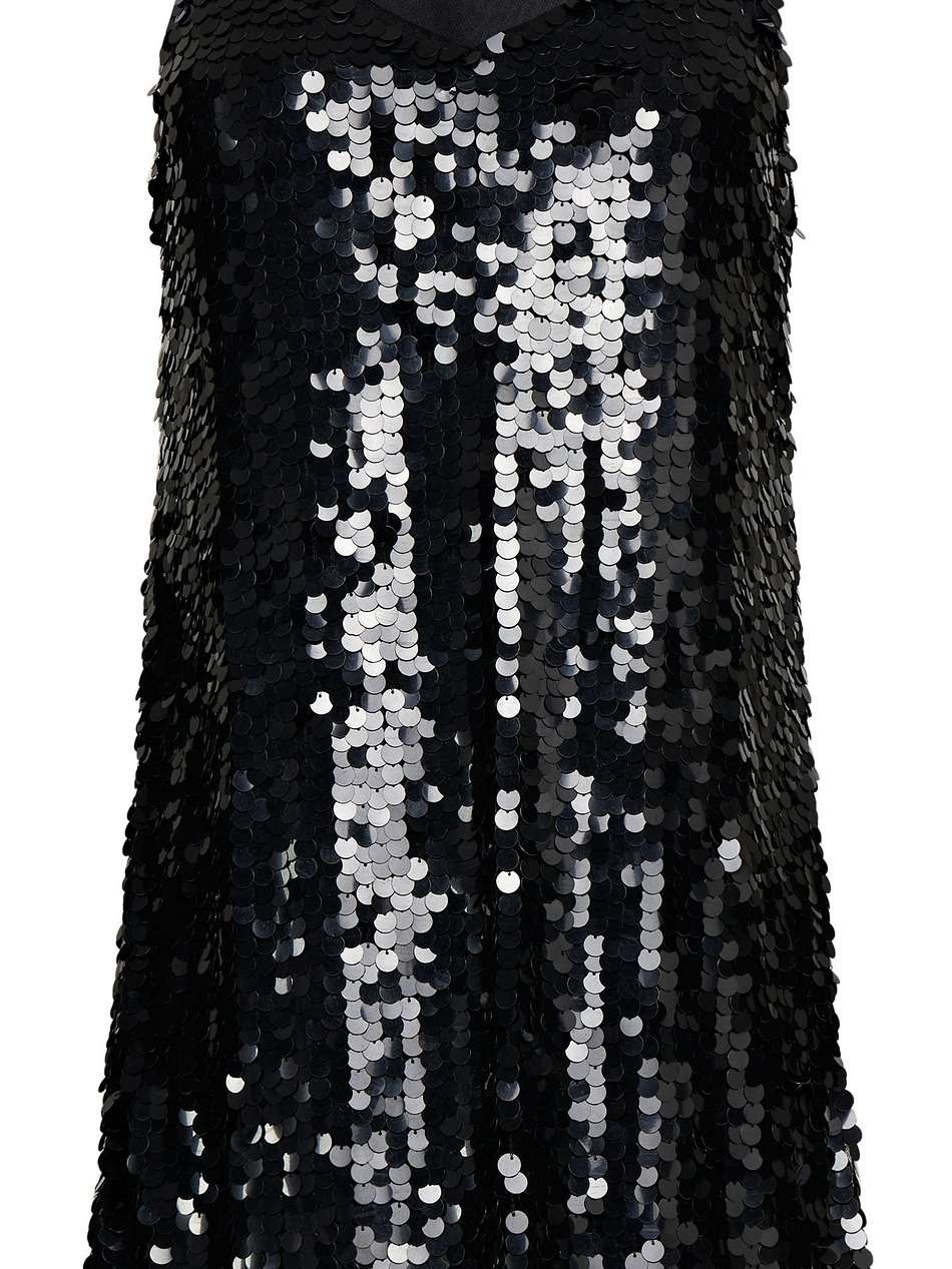 dolla sequined mesh mini dress