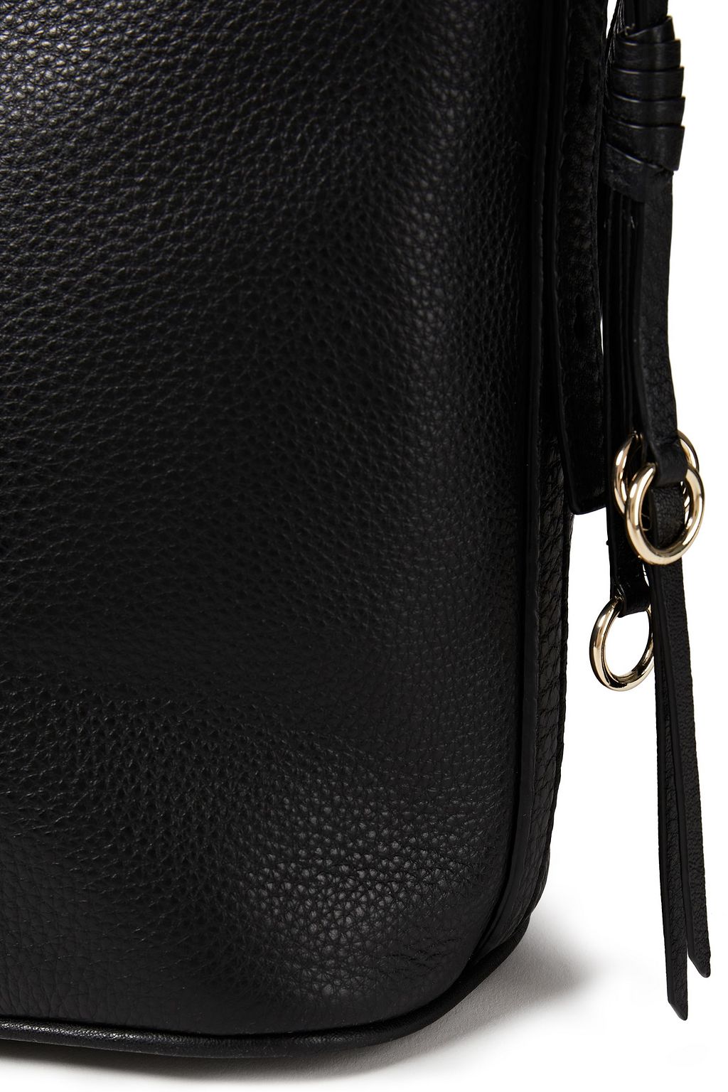 DKNY Pebbled-leather bucket bag