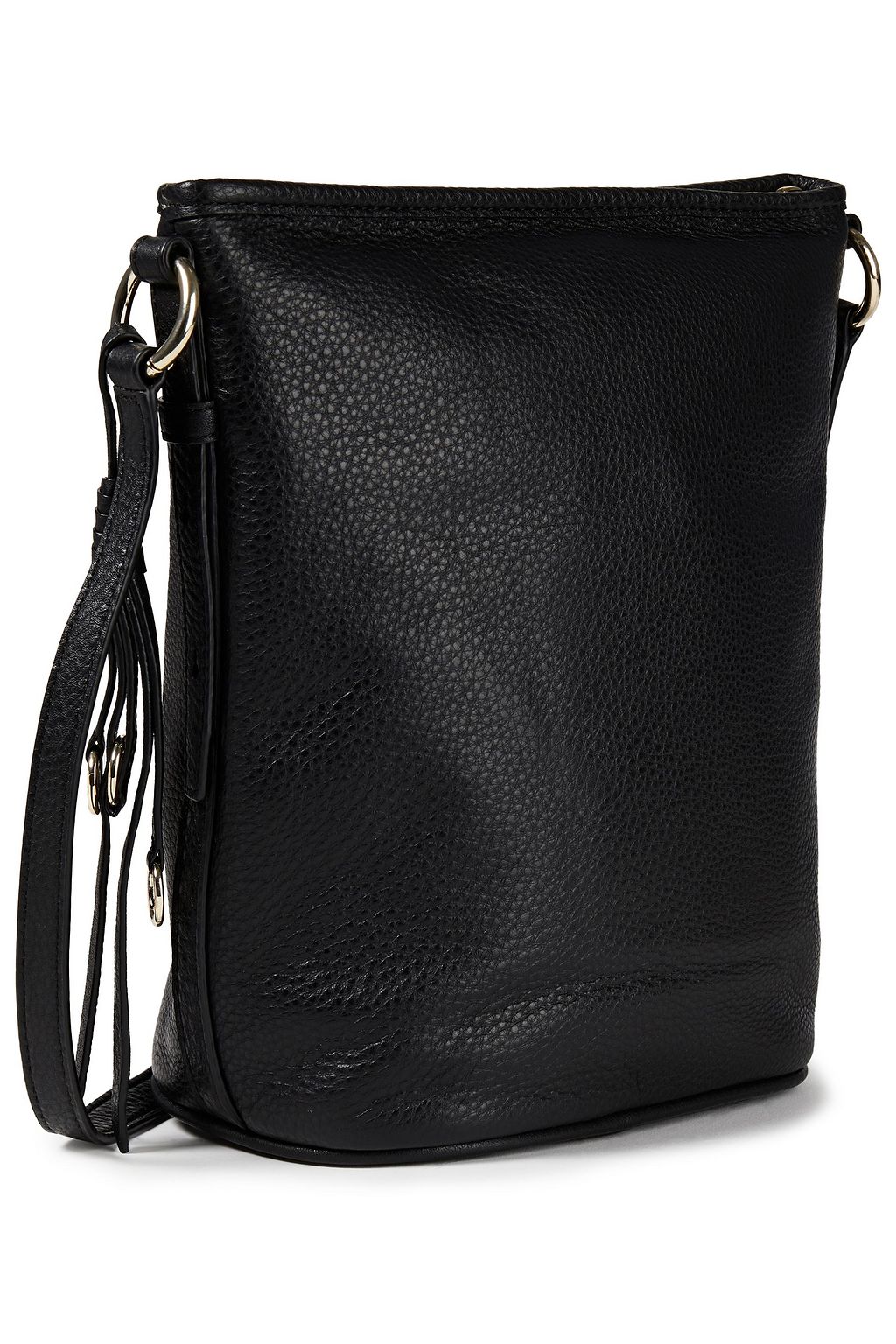 DKNY Pebbled-leather bucket bag