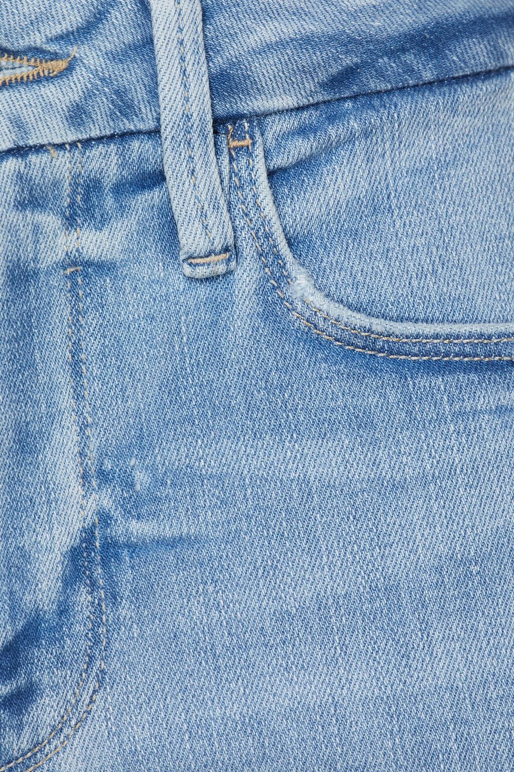 FRAME Le Crop high-rise kick-flare jeans