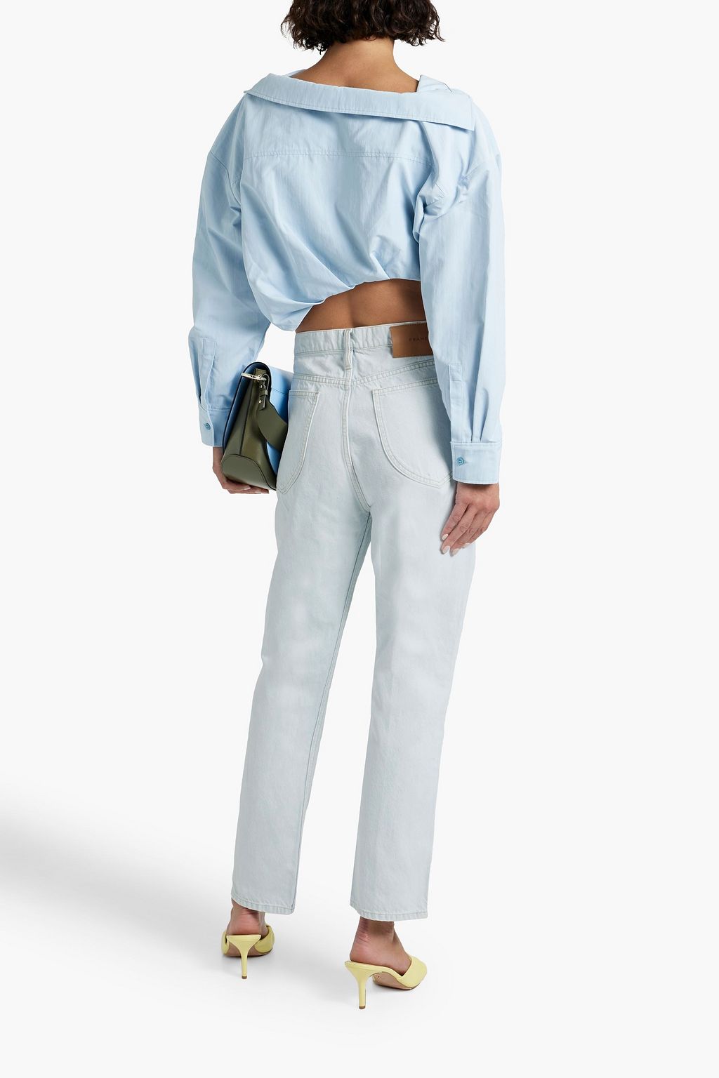 FRAME Le Italien high-rise straight-leg jeans