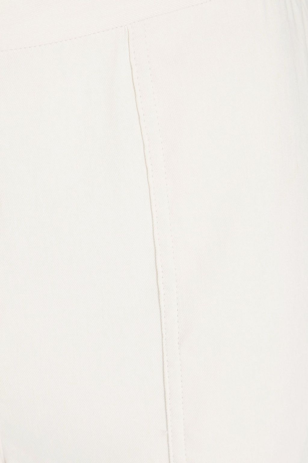 FRAME Linen-blend twill straight-leg pants