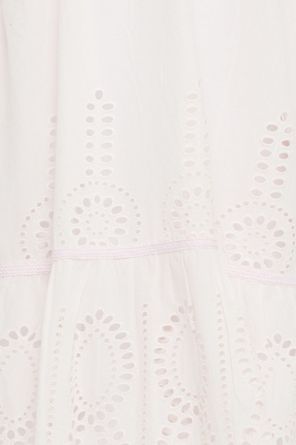 MELISSA ODABASH Ashley broderie anglaise cotton mini dress