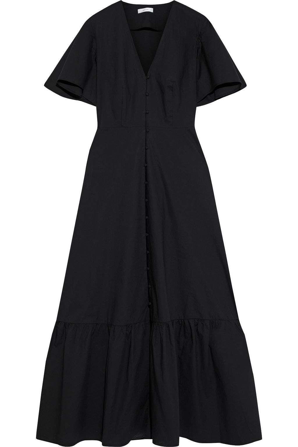 IRIS & INK Albertine gathered cotton-poplin maxi dress | THE OUTNET