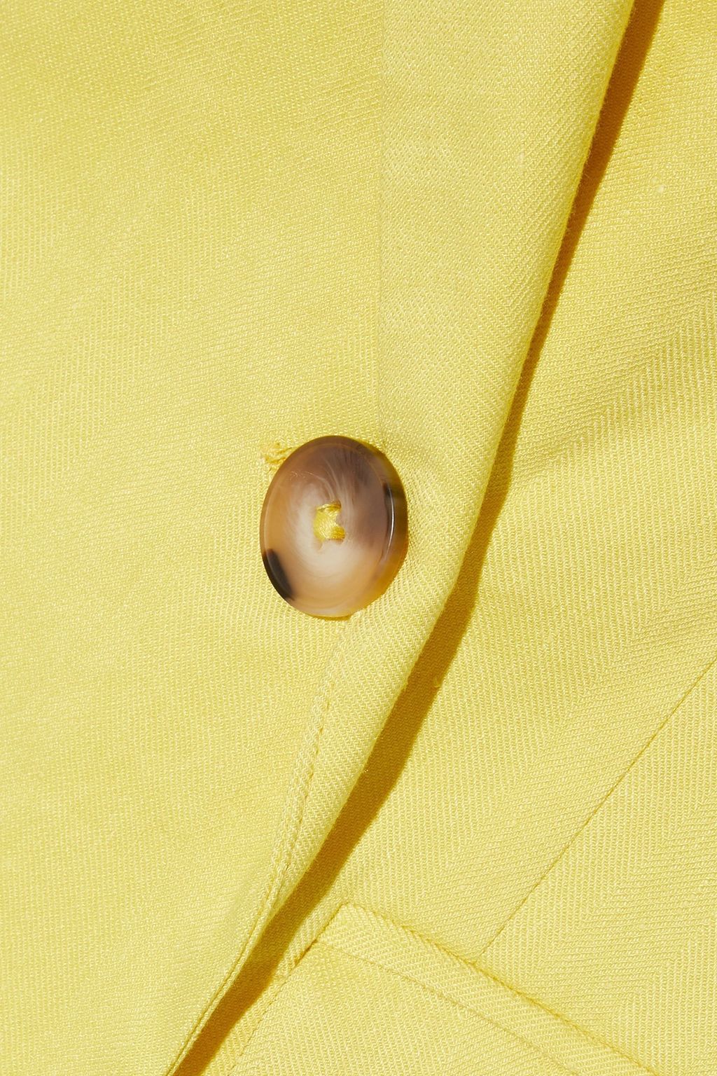 IRIS & INK Ebony double-breasted linen-blend blazer