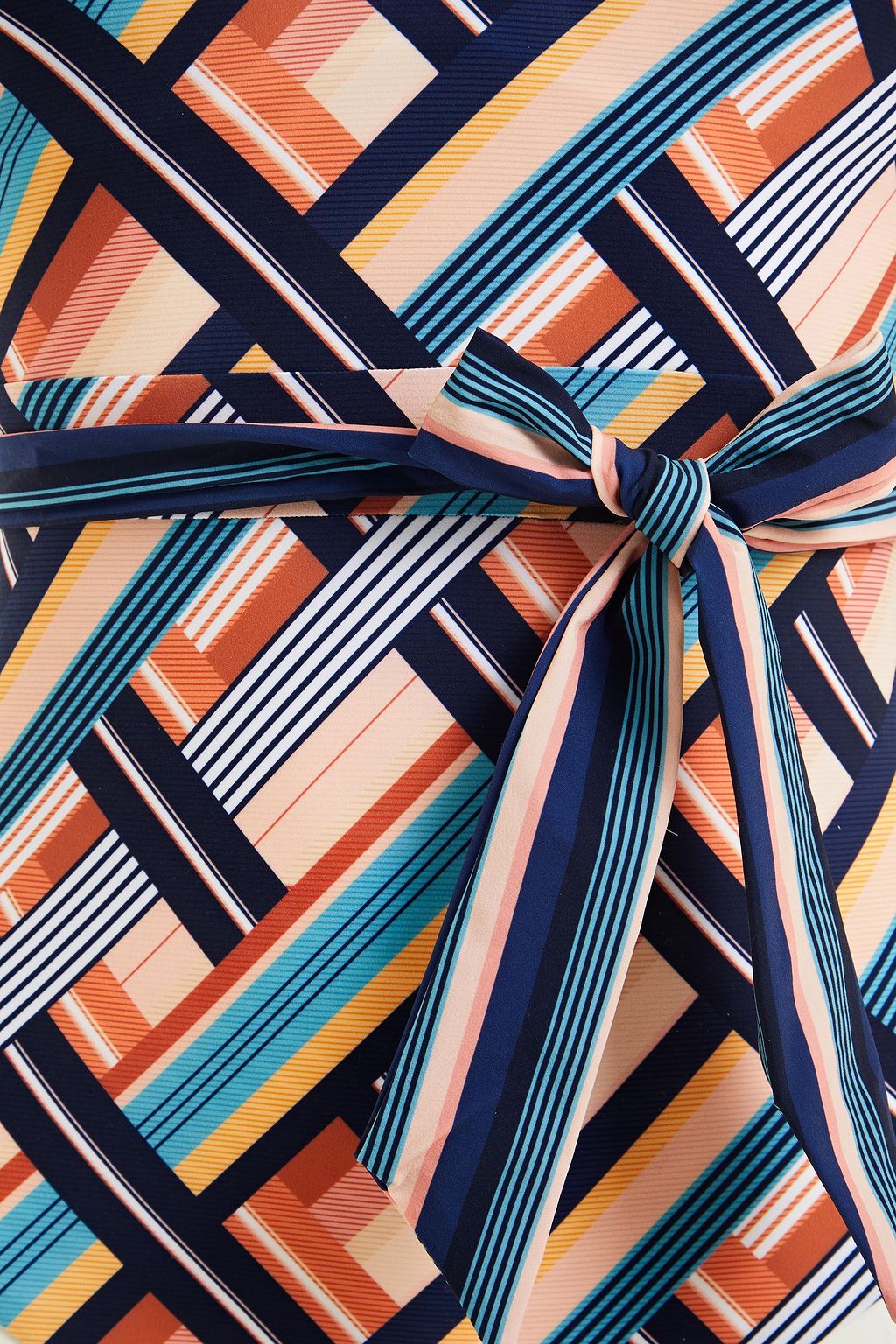 JETS AUSTRALIA BY JESSIKA ALLEN Perspective belted printed swimsuit