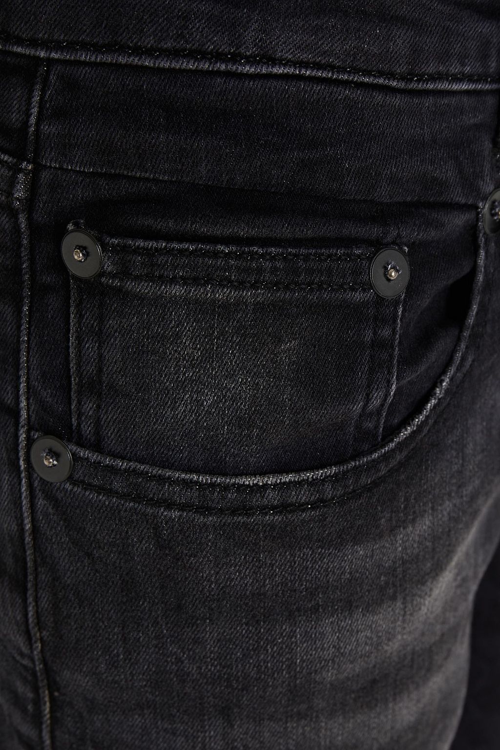 R13 Boy Straight cropped distressed low-rise straight-leg jeans