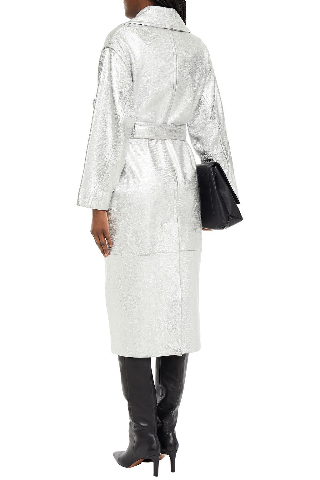ZIMMERMANN Sabotage Barrel metallic textured-leather trench coat