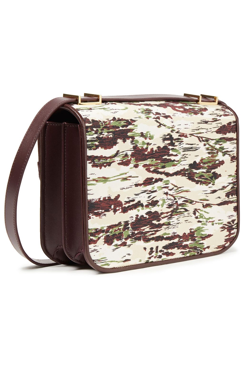 VICTORIA BECKHAM Eva leather and python shoulder bag