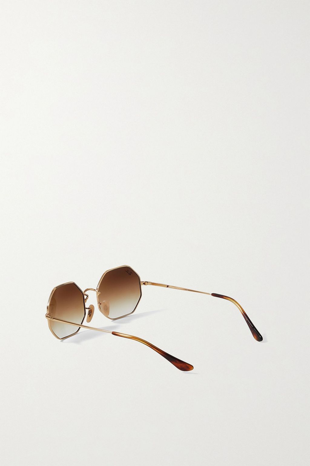 RAY-BAN 1972 octagon-frame gold-tone sunglasses