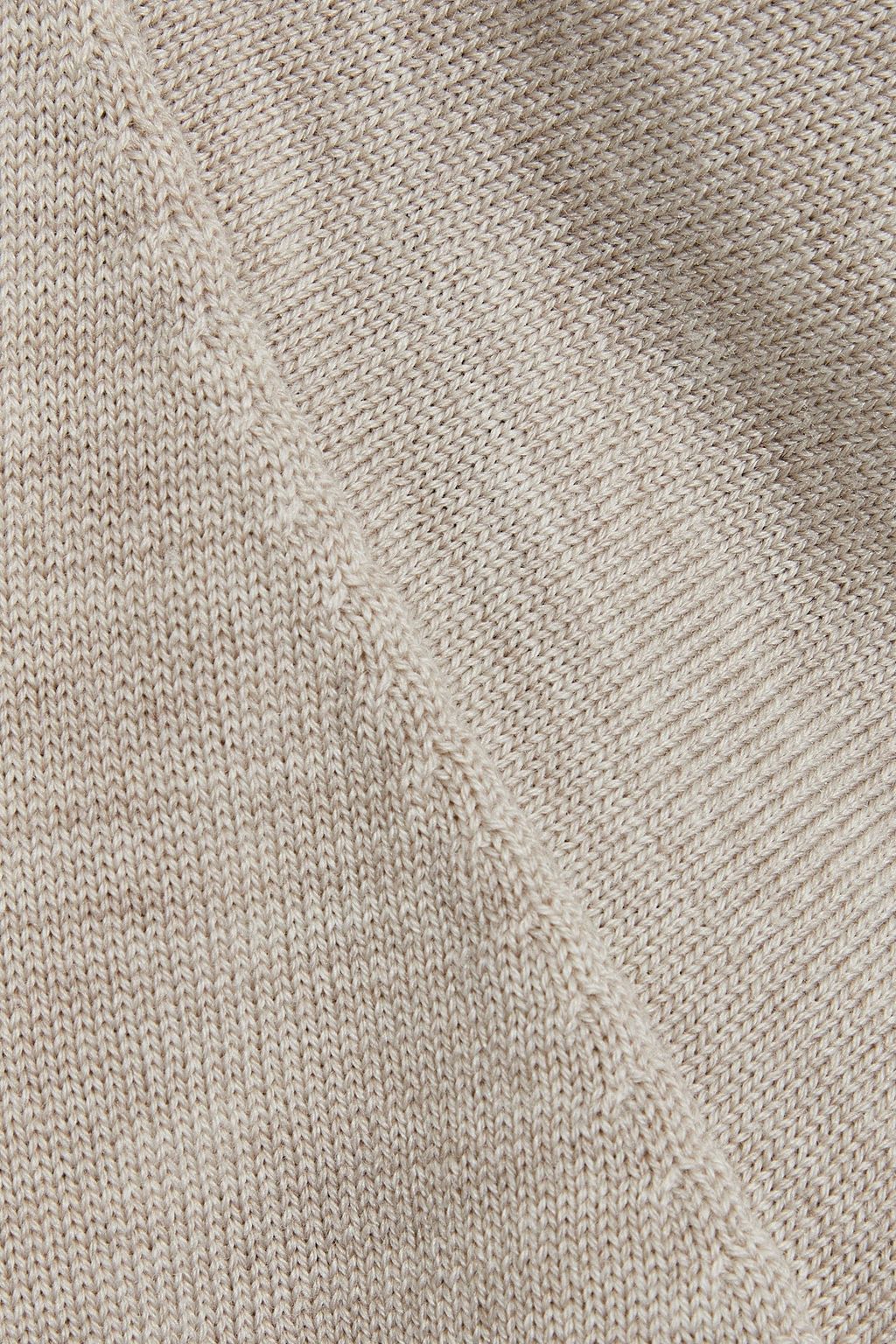 DEVEAUX Sage tie-neck merino wool sweater