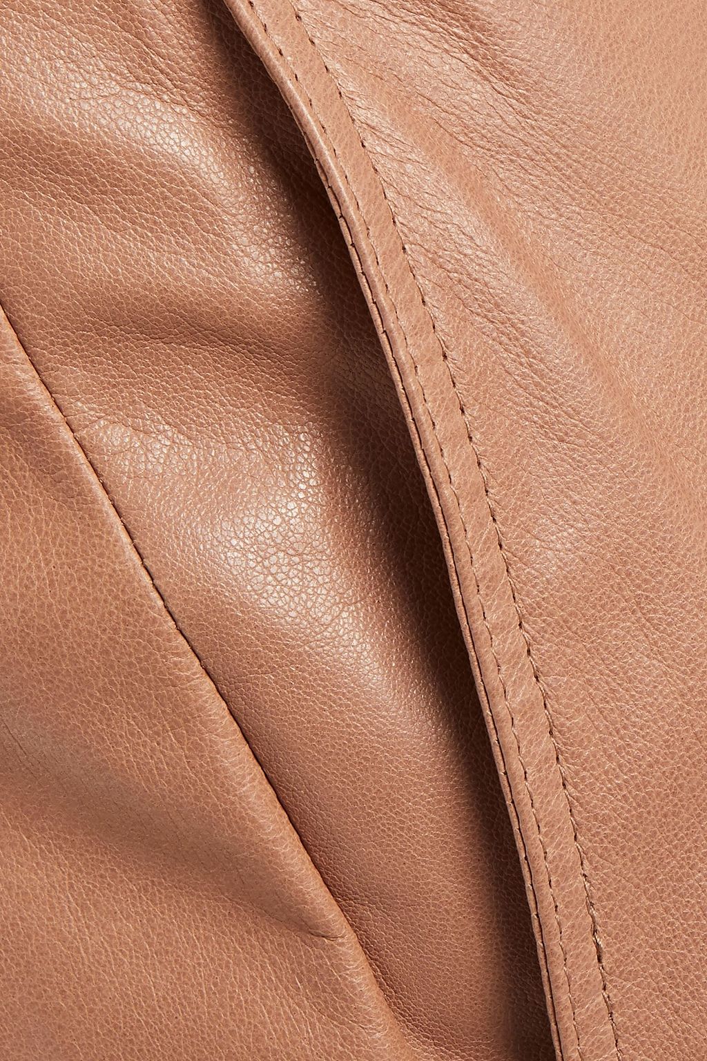 BRUNELLO CUCINELLI Hose mit geradem Bein aus strukturiertem Leder
