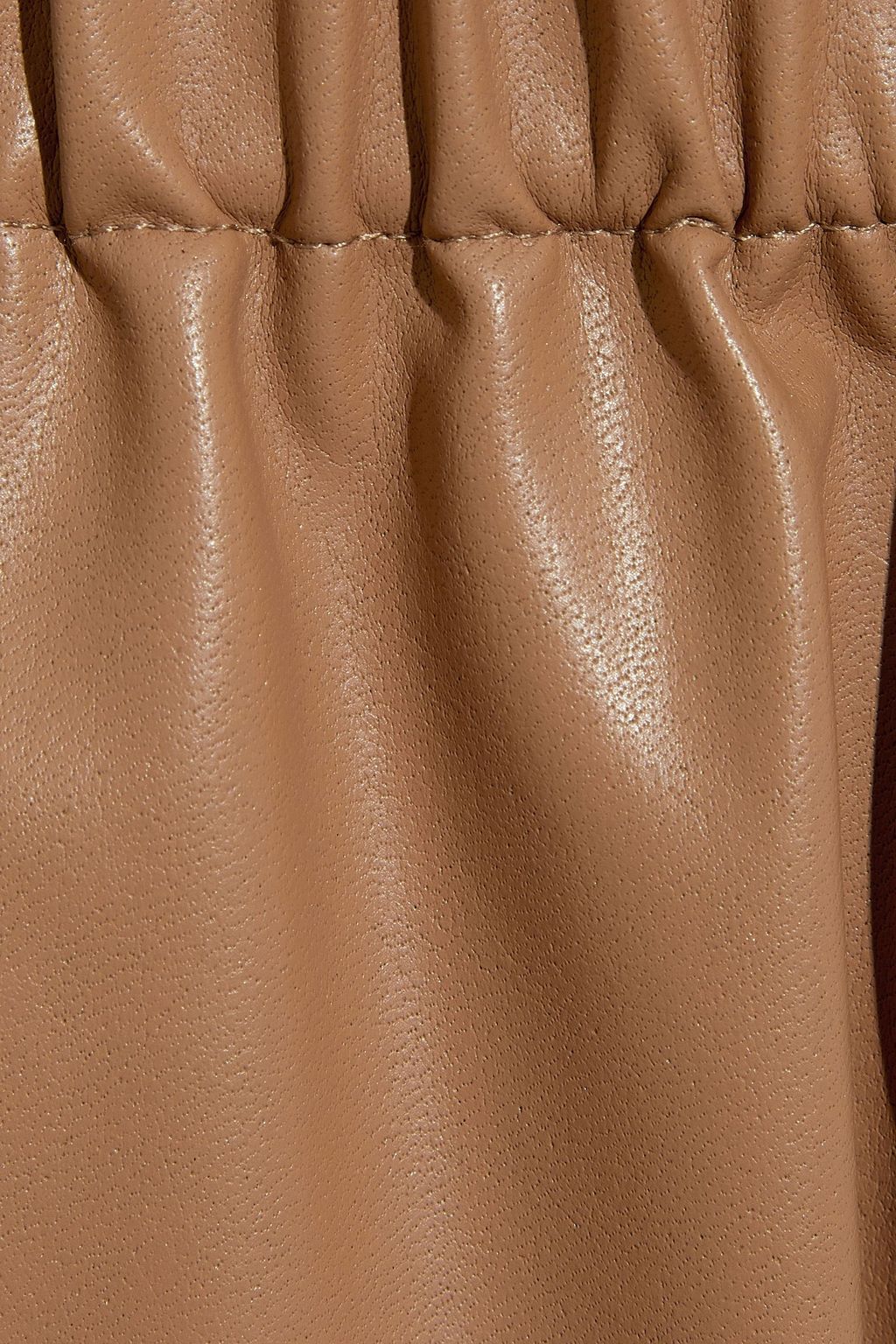 DEVEAUX Savannah faux leather wide-leg pants