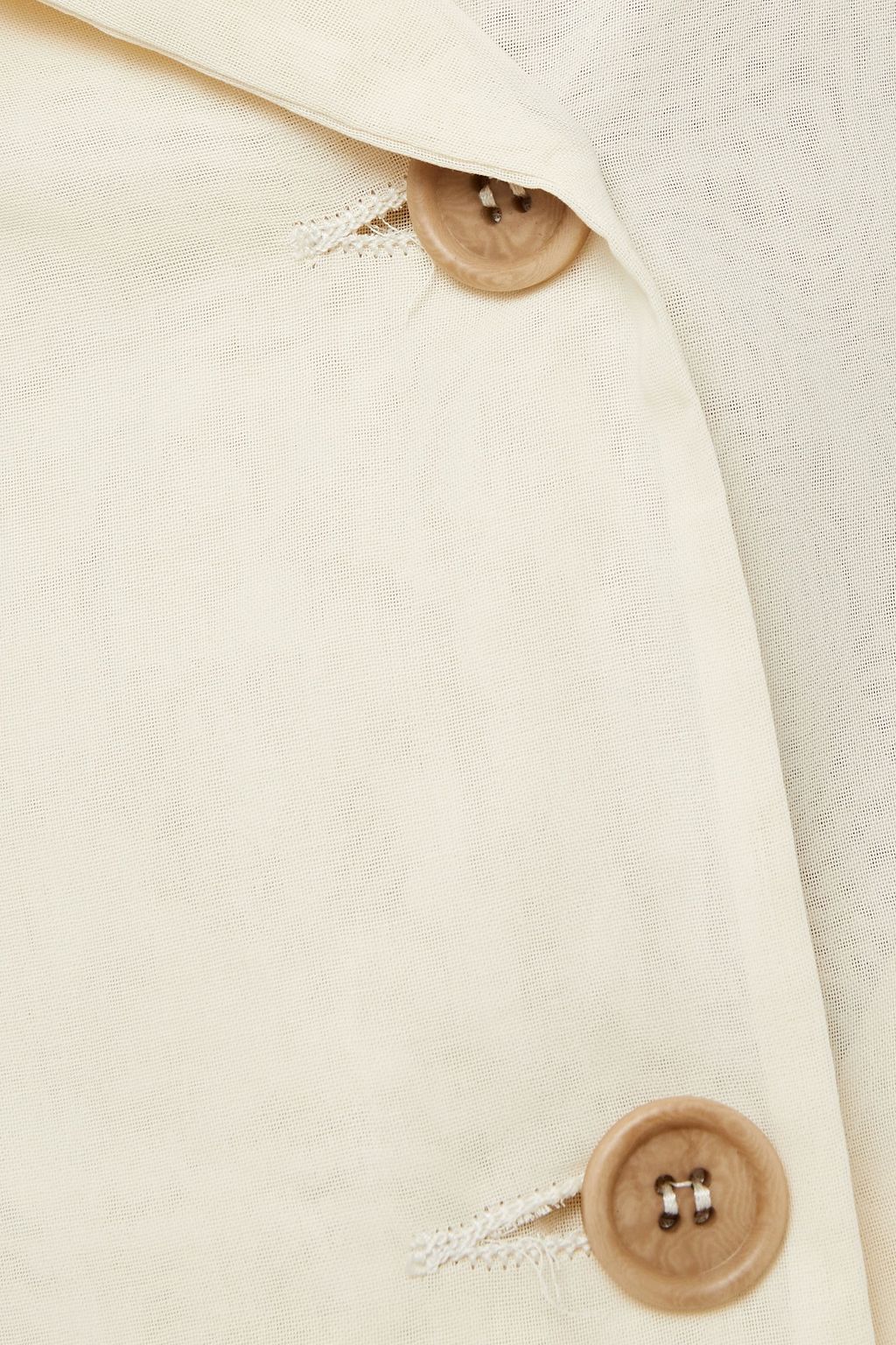 BRUNELLO CUCINELLI Doppelreihiger Blazer aus Baumwolle mit Zierperlen