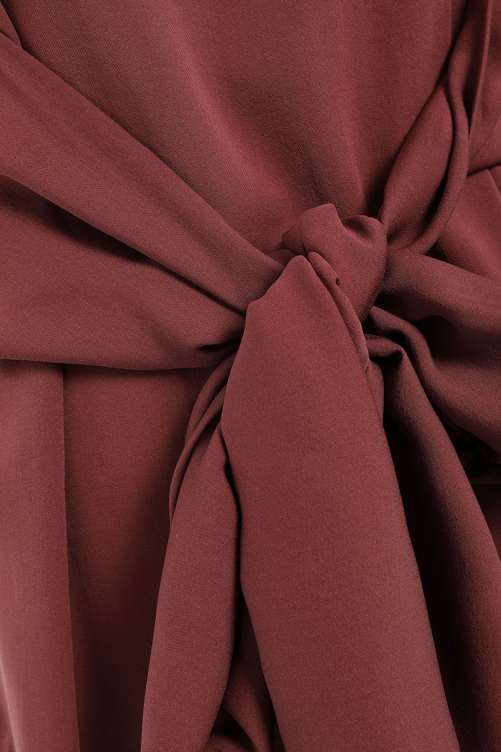 BRUNELLO CUCINELLI فستان قصير بتصميم ملفوف من قماش جورجيت الحريري