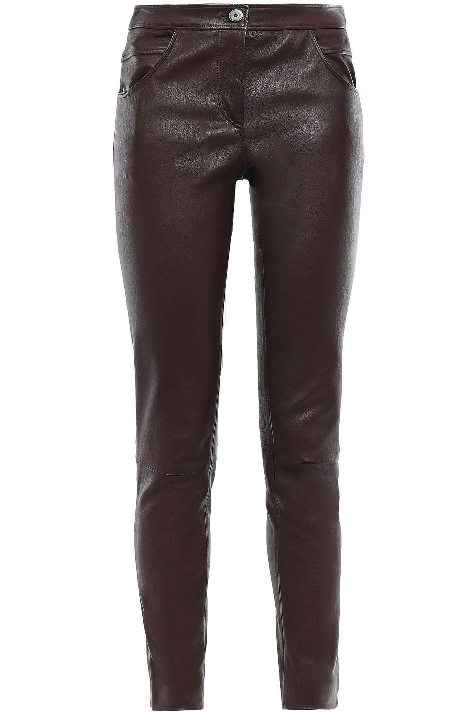 outnet leather trousers