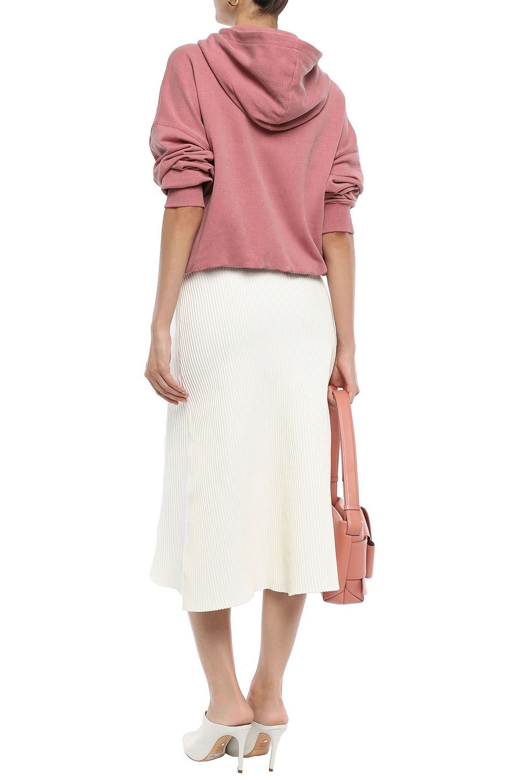 GOEN.J French cotton-terry hoodie